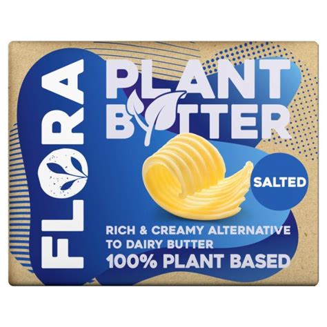 How much fat is in Flora plant butter?