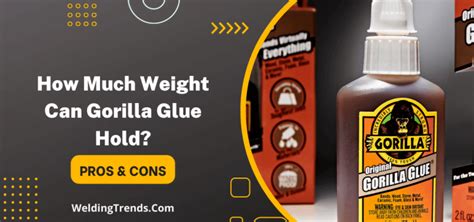 How much force can Gorilla Glue take?