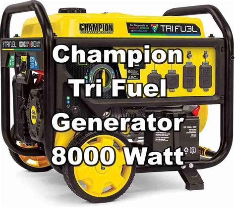 How much fuel does a 8000 watt generator use?