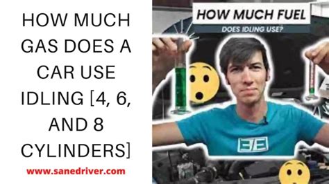 How much fuel does a car use idling?