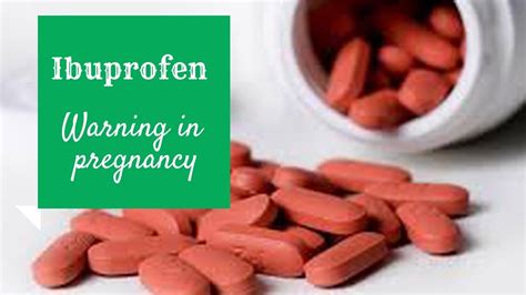 How much ibuprofen can affect pregnancy?