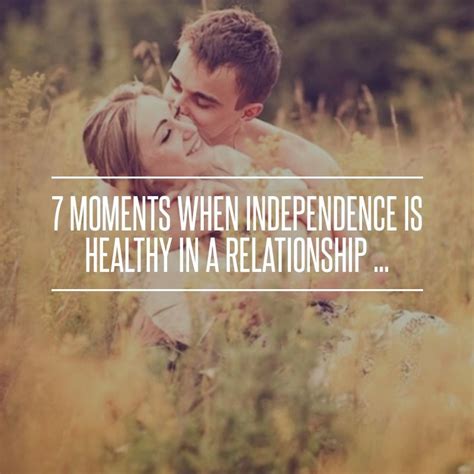 How much independence is healthy in a relationship?