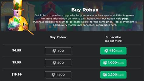 How much is $5 of Robux?