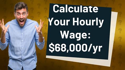 How much is $68,000 a year per hour?