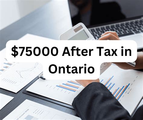 How much is $75000 a year after taxes in Ontario?