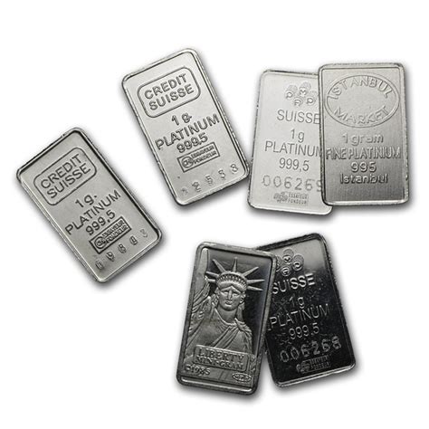 How much is 1 g of platinum?