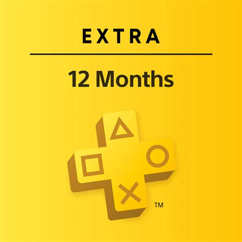 How much is 12 month PS Plus extra?