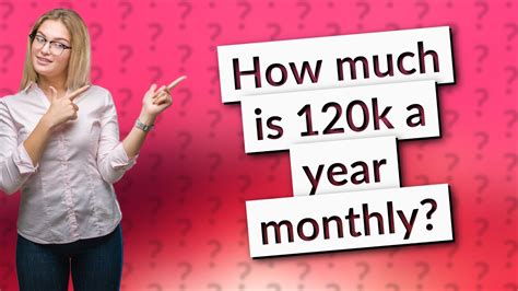 How much is 120k a year per month?