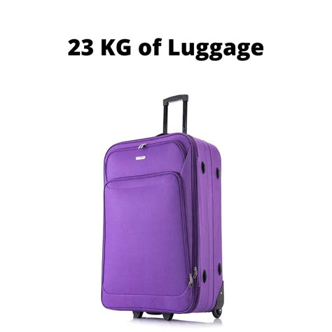 How much is 23 kg luggage?