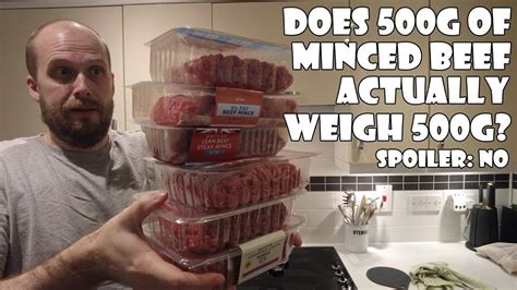 How much is 500 grams of meat?