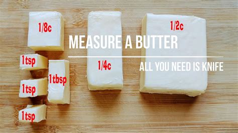 How much is 50g of butter?