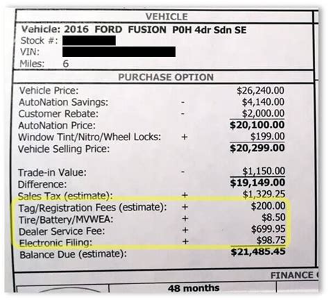 How much is Florida vehicle tax?