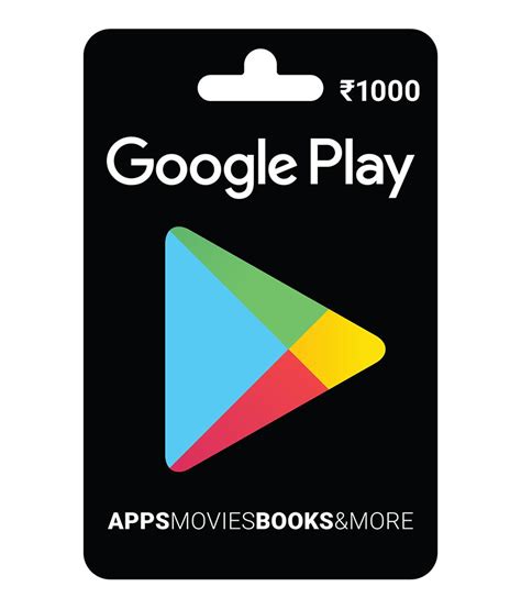 How much is Google Play Card $1,000?