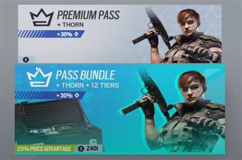 How much is R6 Battle Pass?