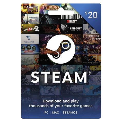 How much is a $20 steam card?