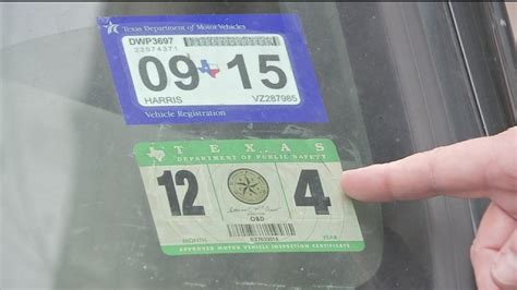 How much is a 2 year inspection sticker in Texas?