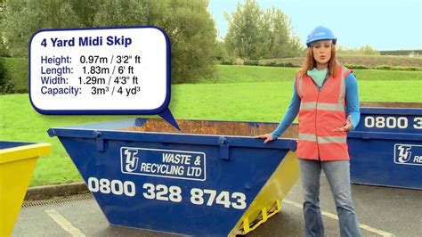 How much is a 4 cubic yard skip?