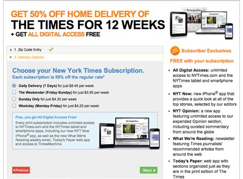 How much is a New York Times subscription?