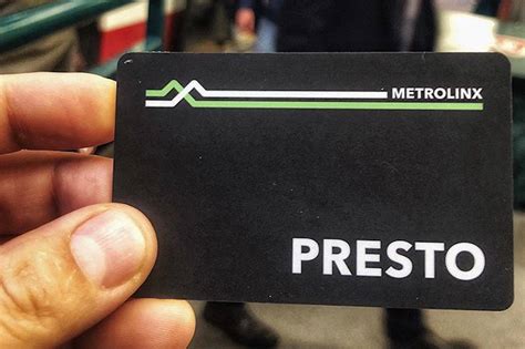 How much is a PRESTO card Toronto?