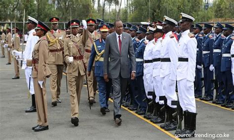 How much is a cadet paid in Kenya?