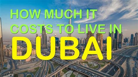 How much is enough to live in Dubai?