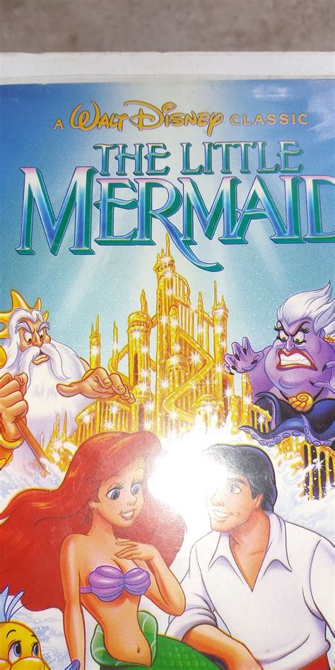 How much is the original Little Mermaid VHS cover worth?
