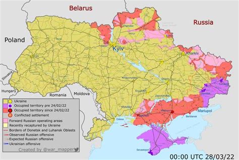 How much land did Ukraine lose?