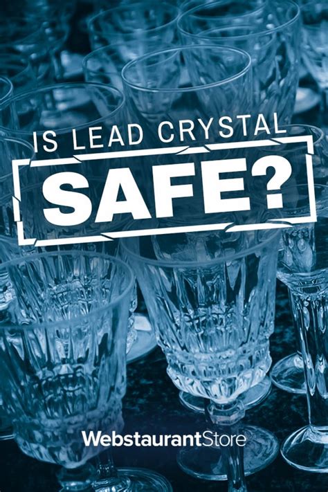 How much lead in glass is safe?