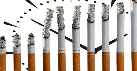 How much life do you lose per cigarette?