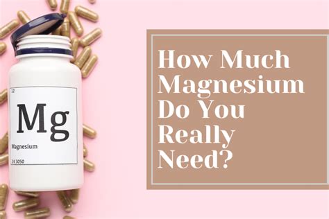 How much magnesium should I take for heart problems?