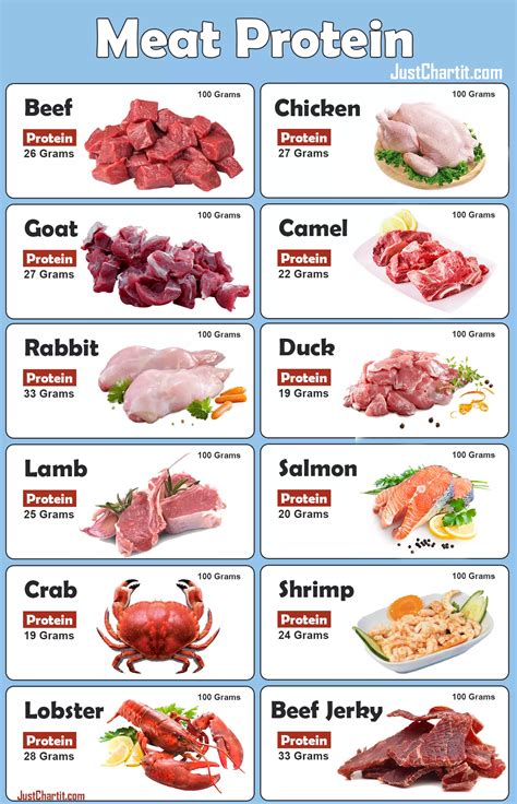 How much meat is 100 grams?