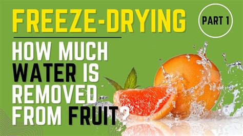 How much moisture does freeze drying remove?