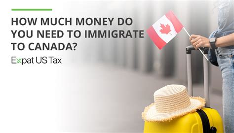 How much money do you need to move to Canada?