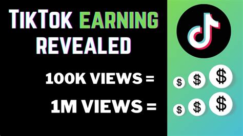 How much money is 100K views on TikTok?