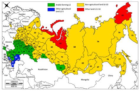 How much of Russian land is useful?