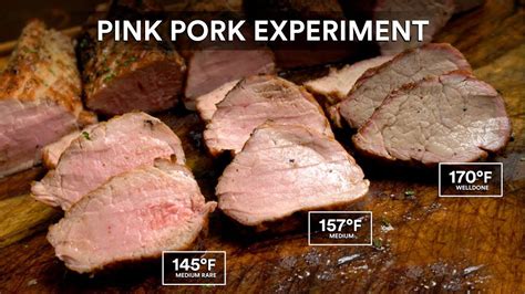 How much pink is okay in pork?