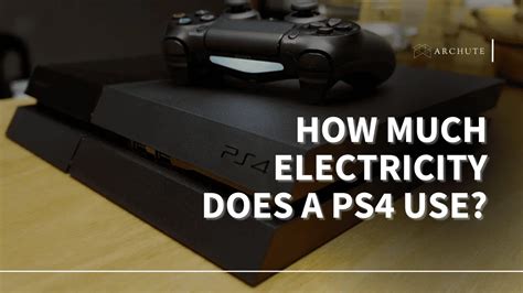 How much power does a PS4 use?