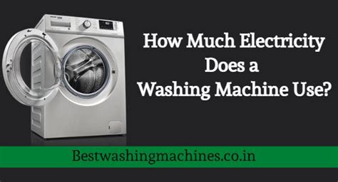 How much power does a washing machine use per hour?