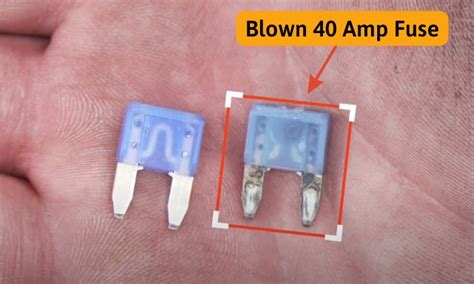 How much resistance does a blown fuse have?