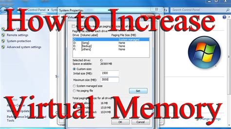 How much should I increase virtual memory?