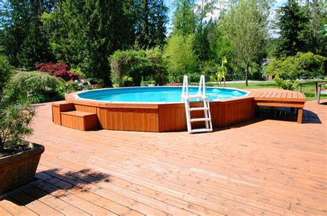 How much space do I need around an above-ground pool?