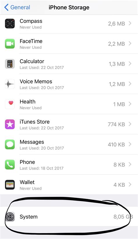 How much space does iOS 17 take up?