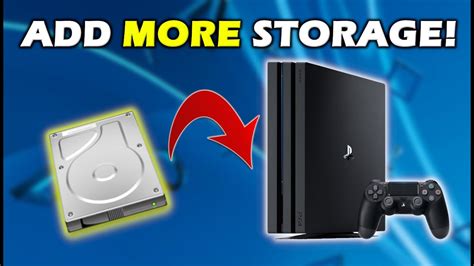 How much storage can a PS4 have?
