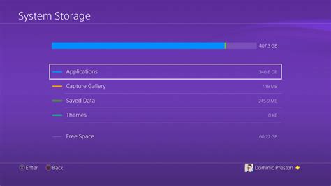 How much storage should PS4 have?