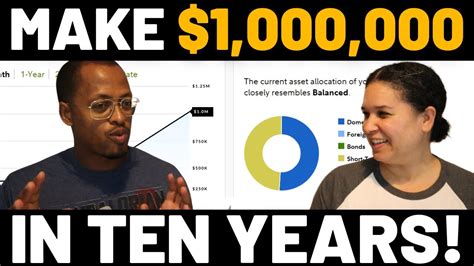 How much to invest to make $1,000,000 in 10 years?