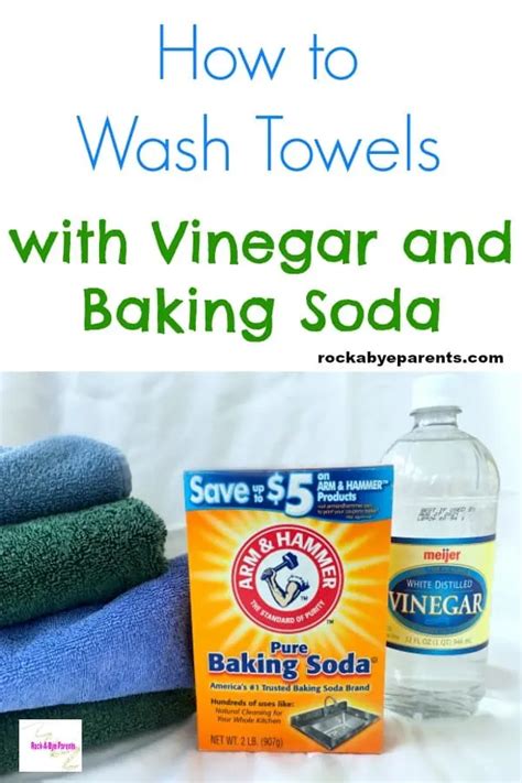 How much vinegar and baking soda to add to laundry?