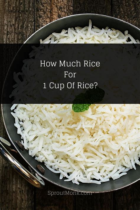 How much water do I need for 1 cup of rice?