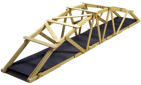 How much weight can a popsicle stick truss bridge hold?