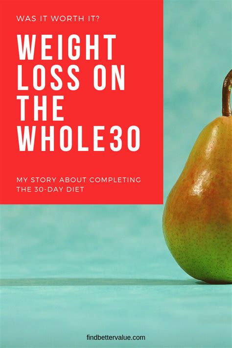 How much weight can you lose in a month on Whole30?
