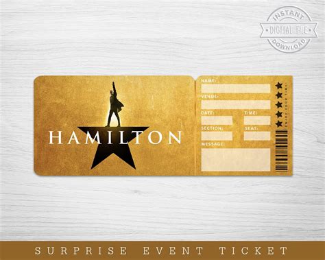 How much were Hamilton tickets originally?